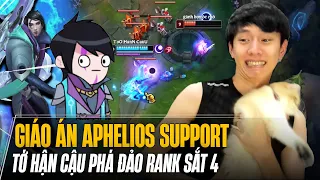 CƯỜI MỆT KHI XEM IDOL TỚ HẬN CẬU PHÁ ĐẢO RANK SẮT 4 VỚI GIÁO ÁN APHELIOS SUPPORT ĐẨY LẺ