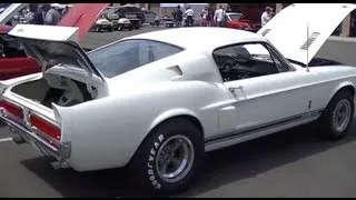 1965 GT 350 and 1967 GT 500 Shelby Factory Drag Cars at 2013 SAAC Meet Rare!