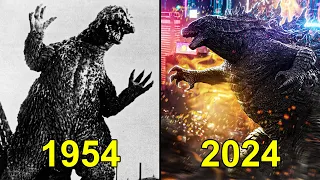 Evolution of Godzilla in Movies, Cartoons & TV (1954-2024)