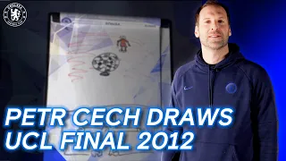 Petr Cech Draws THAT Champions League Final 2012 Moment 🏆 | Chelsea v Bayern Munich | UCL Final 2012