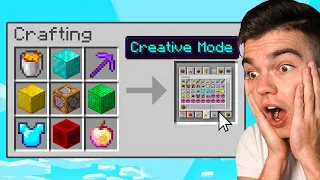 MINECRAFT, ale MOŻESZ CRAFTOWAĆ TRYB KREATYWNY... (najśmieszniejsze)