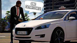 GTA 5 RP A ZERO SANS TRICHER ! #5 (je deviens taximan enfin ça paye fort )