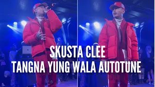 SKUSTA CLEE NAG ALIS NG AUTOTUNE (Canada Concert Live)