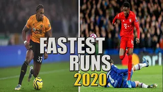 Fastest Runs & Amazing Sprints in Football ● 2020