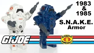 1983 & 1985 Cobra SNAKE Battle Armor G.I. Joe review