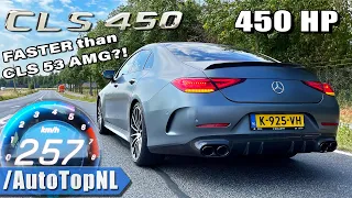 450HP Mercedes CLS 450 Stage 1 | ACCELERATION TOP SPEED & SOUND by AutoTopNL