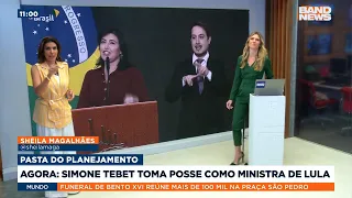 Simone Tebet toma posse como ministra do Planejamento | BandNews TV