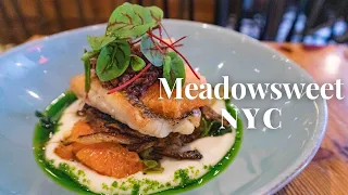 Eating at Meadowsweet. NYC. An AFFORDABLE Michelin Star Restaurant