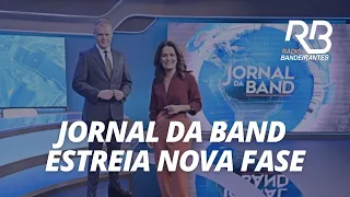 Jornal da Band estreia nova fase nesta segunda-feira