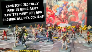 Zombicide 2ed fully painted using Army Painters paint set and unboxing! Full video!