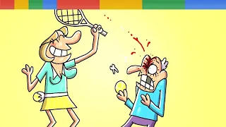 Playing Tennis Takes A DARK Turn 😂 | Episode 378 | by Frame Order | Hilarious Cartoons