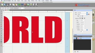 Easy Cut Studio Create Stencil Lettering with Stencil Bridge