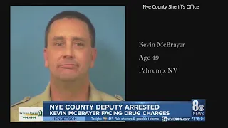 Nye County on-duty deputy arrested for unlawful use of controlled substance