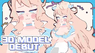 [🐮tuber] 3D MODEL DEBUT (full vod)