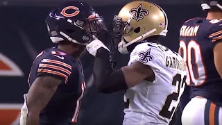 Javon Wims CHEAP SHOT Punches & Fight (Ejected) | Saints vs. Bears | NFL Week 8