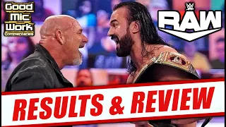 Goldberg Challenges Drew McIntyre at the Royal Rumble! | WWE Raw January 4, 2021 Full Show REVIEW!