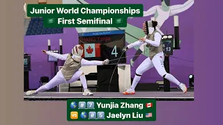 Riyadh World Championships 2024 CWF - L4 - Yunjia Zhang CAN v Jaelyn Liu USA