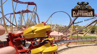 We Rode the NEW Dr. Diabolical’s Cliffhanger at Fiesta Texas During Previews + 300 Coaster Credits!