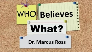 Origins: Who Believes What?