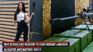 Ukrainian forces get Indigenous huge Alligator Anti Materiel rifle !