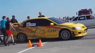 Драг Волгоград Mitsubishi EVO 9 vs Ваз 2114