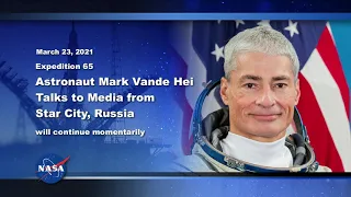 Expedition 65 Vande Hei Live Shots March 23, 2021