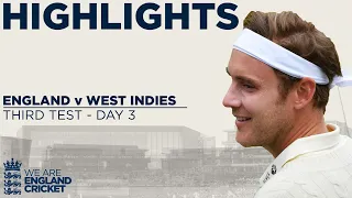 Day 3 Highlights | Broad Display Helps England Dominate | England v West Indies 3rd Test 2020