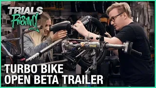 Trials Rising Open Beta Trailer | Turbo Bike IRL (In Real Life) | Ubisoft [NA]