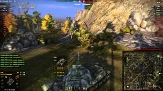 WorldOfTanks  ИС 7 тащит бой 7 фрагоф