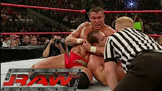 Randy Orton vs Chris Benoit World Heavyweight Championship Match Pt.2 RAW Aug 16,2004