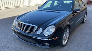 2005 e55 amg walk around video