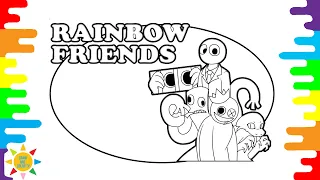 Roblox Rainbow Friends Coloring pages/Roblox Rainbow Friends | @drawandcolortv