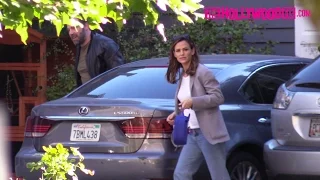 Ben Affleck & Jennifer Garner Spend Time Together At A Friends House 10.10.16 - TheHollywoodFix.com