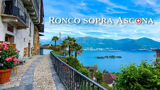 Ronco sopra Ascona 🇨🇭 A piece of heaven on earth! Magical Swiss Village 4K