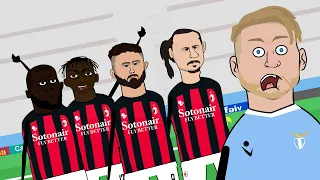 IL MILAN DEVASTA LA LAZIO - PARODIA SHAOLIN SOCCER