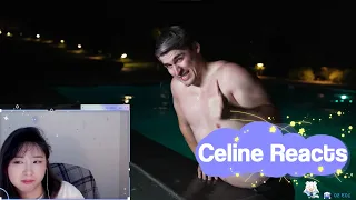 celine reacts to OFFLINETV FEAR PONG CHALLENGE 4 ft. The Yard