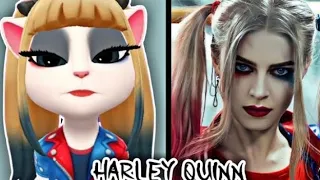 My talking Angela 2 - new spring update Gameplay🐝🐞🌸|Angela VS Harley Quinn❤️💙