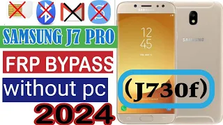 Samsung j7 pro frp bypass without pc / Samsung j730f frp bypass / j7 pro frp