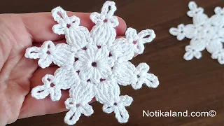 CROCHET EASY  Crochet Snowflake