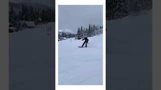 Powder day at Powder King mountain resort Canada