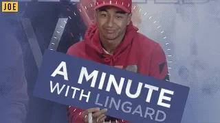 Jesse Lingard on Pogba, Mourinho, Sir Alex Ferguson and Ronaldo | A Minute With Lingard