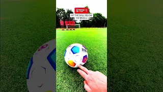 HOW TO SHOOT A TOPSPIN FREEKICK! #football #soccer #shorts