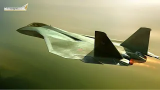 Russia The Latest Version Of  The Su-57 Fighter Jet, Equipped With Advanced Smart System Avionics