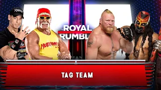 John Cena & Hulk Hogan Vs Brock Lesnar boogeyman Two On Two Wwe Match