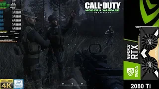 Call Of Duty Mordern Warfare Remastered Extra Settings 4K | RTX 2080 Ti | i9 9900K 5GHz