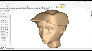 Speed Modeling a Human Head with the Power Surfacing Add-In For Solidworks