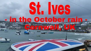 St. Ives, Cornwall, UK - in the October rain by #cris2020travel