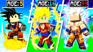 Surviving 100 years as Goku in Minecraft