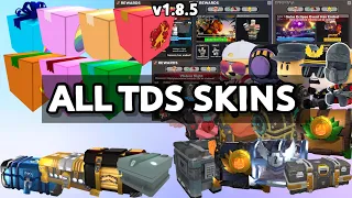 [v1.8.5] All TDS Skins In The Game || Roblox Tower Defense Simulator