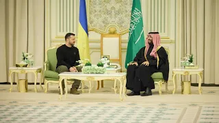 Володимир Зеленський зустрівся зі Спадкоємним принцом Мухаммадом бін Салманом аль Саудом
